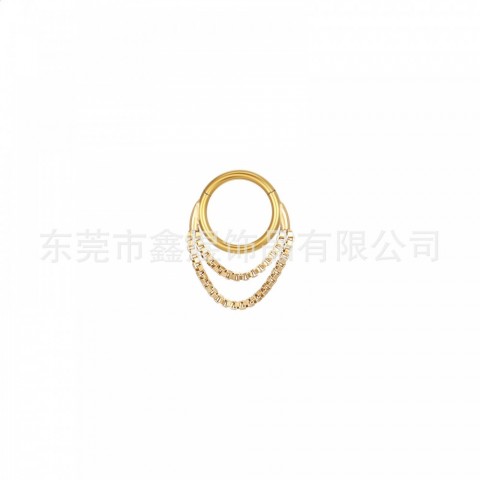 Xin Yu Minimalist Punk Style Universal Titanium Nose Ring