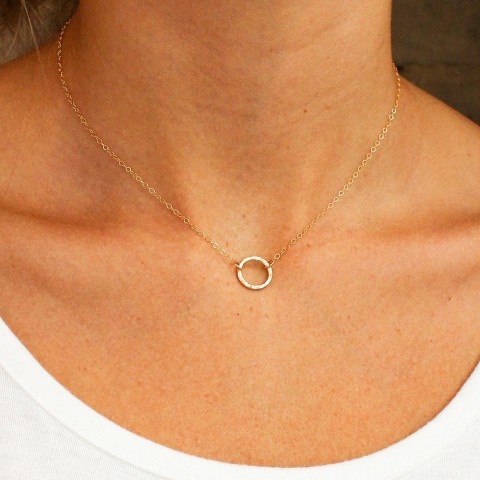 e-Manco Women's Stainless Steel Dainty Choker Necklace Y200323