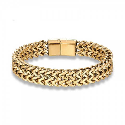 Magnetic Clasp Stainless Steel Punk Bracelet for Men Fashion Chain Jewelry Gift