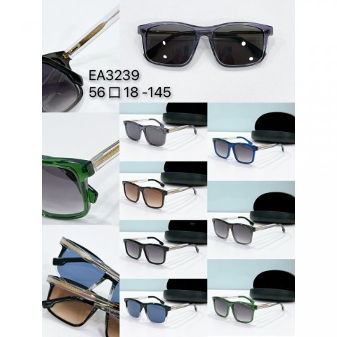 High-Quality Vintage Fashion Sunglasses UV400 Polarized Lenses for Men Women EA3239 Size 56-18 -145