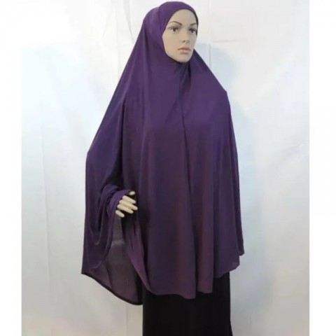 Fashionable Gradient Faux Fur Hijab for Girls