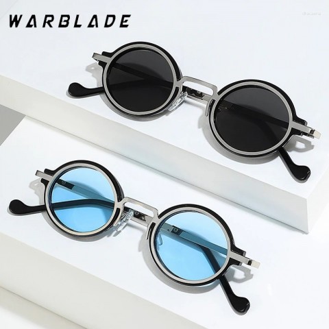 Trendy 2024 Metal Frame Y2K Punk Sunglasses for Men and Women