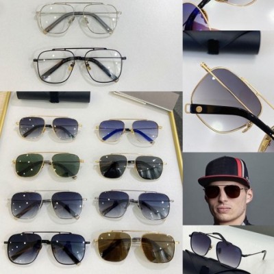 Luxury DLS102 Men's High-Quality Italy Brand Square Sunglasses with UV400 Protection