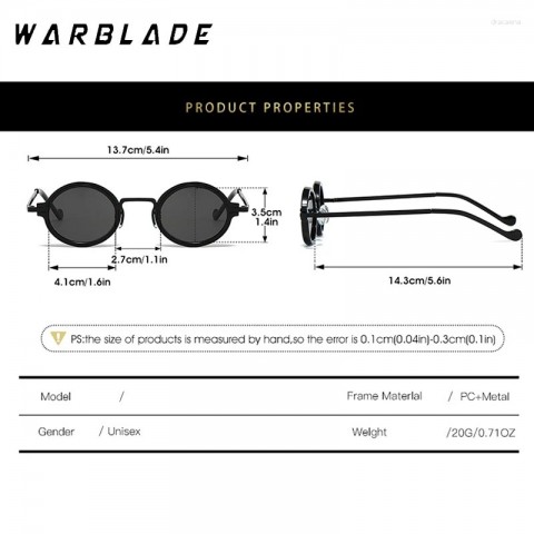 Trendy 2024 Metal Frame Y2K Punk Sunglasses for Men and Women