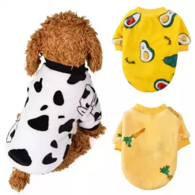 Autumn Winter Warm Fleece Jacket for Small Dogs & Cats
