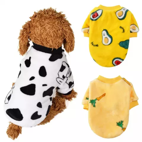 Autumn Winter Warm Fleece Jacket for Small Dogs & Cats