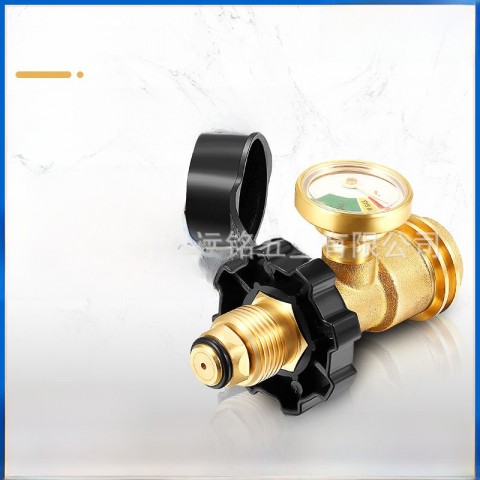 POL to QCC Female Thread ACME Propane Adapter for North American Gas Reducing Valve