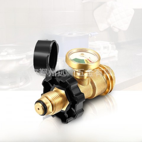 POL to QCC Female Thread ACME Propane Adapter for North American Gas Reducing Valve