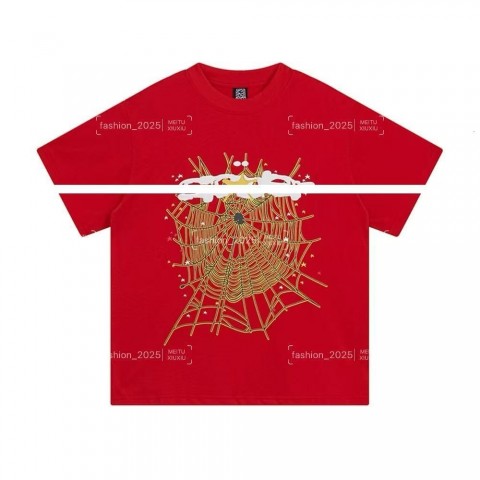 Spider Shirt Men's Cotton Breathable Crew Neck Tee