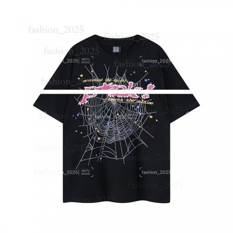 Spider Shirt Men's Cotton Breathable Crew Neck Tee