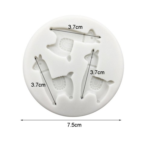 Alpaca Silicone Mould for Cake Decorating with Eco-Friendly Design