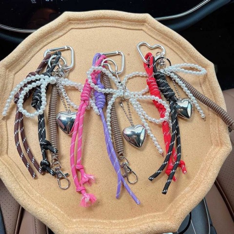 Keychain Lanyards Korean Charm Nylon Handmade Rope Gift for Boys