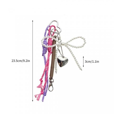 Keychain Lanyards Korean Charm Nylon Handmade Rope Gift for Boys