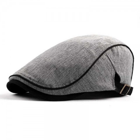 Q240815 Women's Fashion Cotton Ball Cap - Summer Ivy Flat Hat