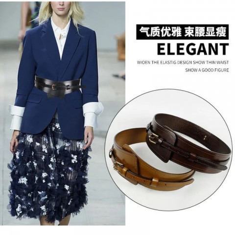 High Quality Adjustable Waist Chain Belt for Women, Detachable Dual Use - Model 250110