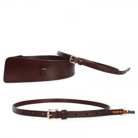 High Quality Adjustable Waist Chain Belt for Women, Detachable Dual Use - Model 250110