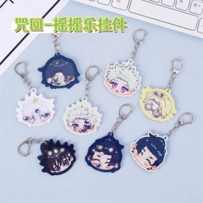 Anime Jujutsu Kaisen Acrylic Keychain - Gojo Satoru & Geto Suguru - Boys Fashionable Shake Toys