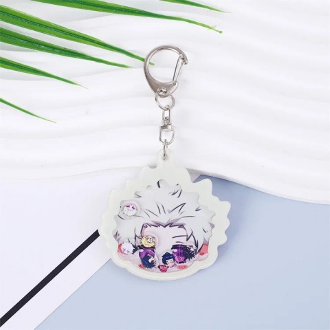 Anime Jujutsu Kaisen Acrylic Keychain - Gojo Satoru & Geto Suguru - Boys Fashionable Shake Toys