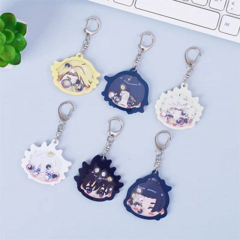Anime Jujutsu Kaisen Acrylic Keychain - Gojo Satoru & Geto Suguru - Boys Fashionable Shake Toys