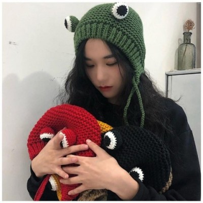 Trendy 2024 Unisex Acrylic Frog Headband Beanie
