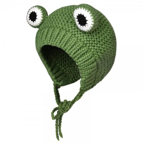 Trendy 2024 Unisex Acrylic Frog Headband Beanie