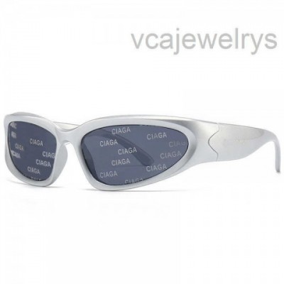 Vintage Designer B Frame Sunglasses - Y2K Cyberpunk Style for Men Women