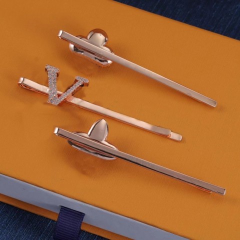 2024 Delicate Women's Diamond Pattern 3-in-1 Hair Clips Barrettes - Gold, Silver, Rose Gold Optional