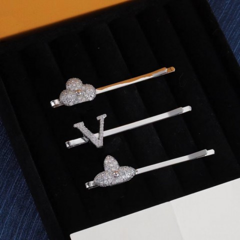 2024 Delicate Women's Diamond Pattern 3-in-1 Hair Clips Barrettes - Gold, Silver, Rose Gold Optional