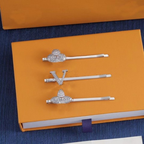 2024 Delicate Women's Diamond Pattern 3-in-1 Hair Clips Barrettes - Gold, Silver, Rose Gold Optional