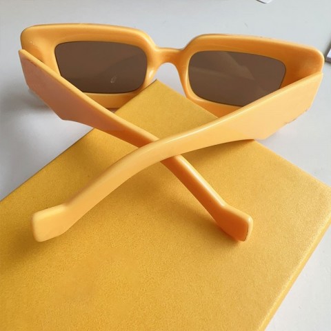 Luxury Men's Chunky Metal Sunglasses with Gradient Lenses