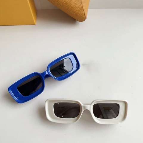 Luxury Men's Chunky Metal Sunglasses with Gradient Lenses