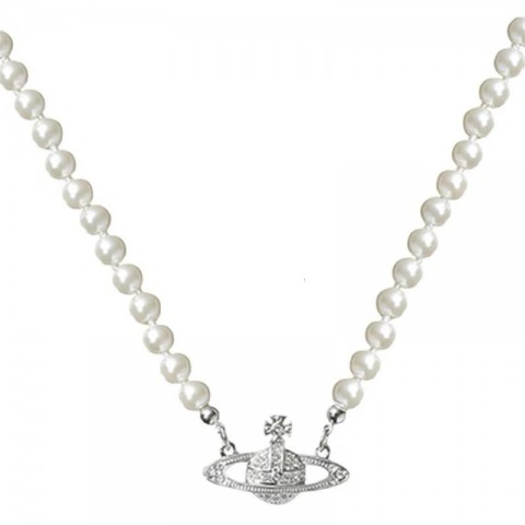 Vivienne Westwood Inspired High-Quality Pearl Necklace for Women