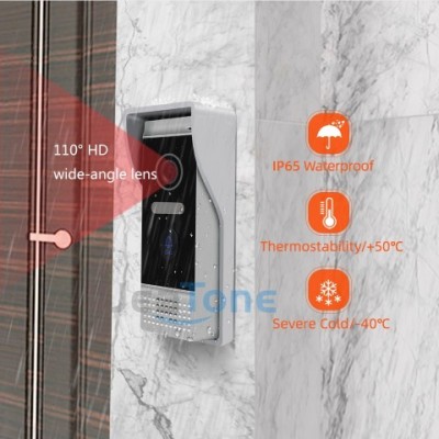 Jeatone Intelligent 7" Video Door Phone Intercom with WiFi & IP65 Waterproof