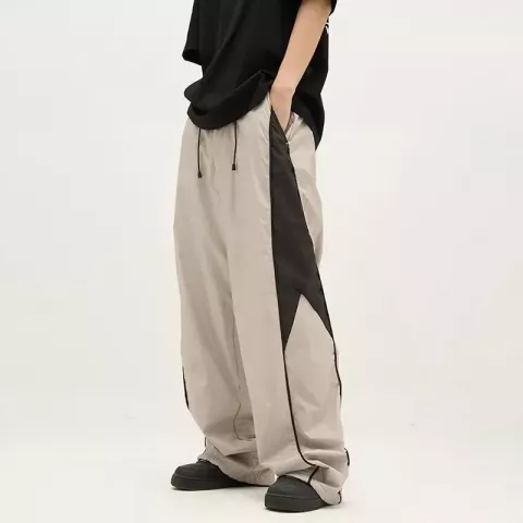 HOUZHOU Men's Comfortable Baggy Sport Sweatpants - Oversized Hip Hop Joggers