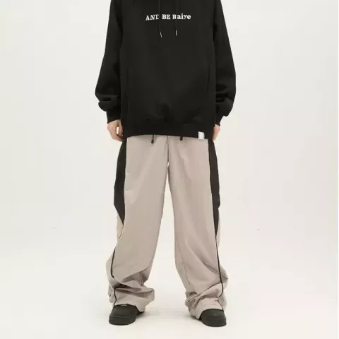 HOUZHOU Men's Comfortable Baggy Sport Sweatpants - Oversized Hip Hop Joggers