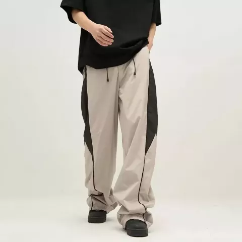 HOUZHOU Men's Comfortable Baggy Sport Sweatpants - Oversized Hip Hop Joggers