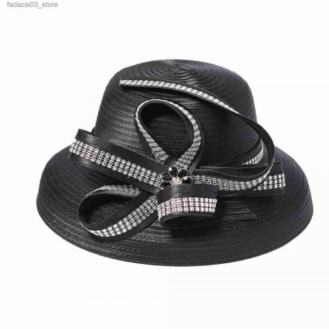 Elegant Wide Brim Hats & Bucket Hats for Ladies with Flowers, Z250321
