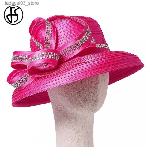 Elegant Wide Brim Hats & Bucket Hats for Ladies with Flowers, Z250321