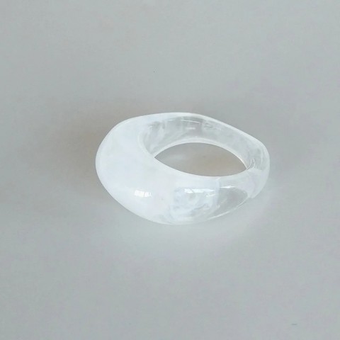 Vintage Transparent Acrylic Resin Rings Set, 20/36/50Pcs/Lot, Fashion Geometric Jewelry for Women