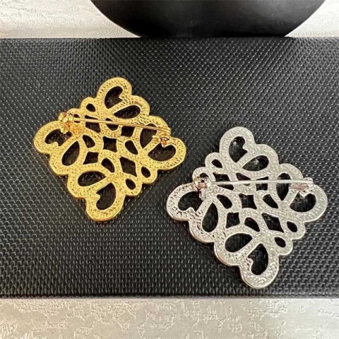 Luxury Designer Brooches - Topbrooch Women Unisex Classic Gold Plated
