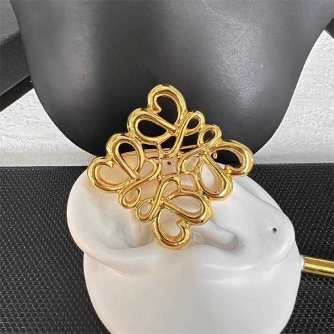 Luxury Designer Brooches - Topbrooch Women Unisex Classic Gold Plated