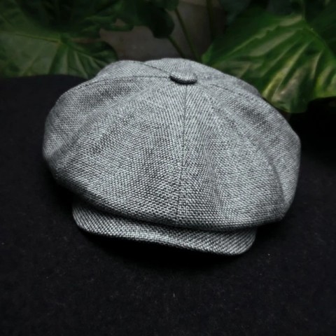 Retro Gatsby Beret Hat for Men and Women, Universal Casual Silk Cap 241019