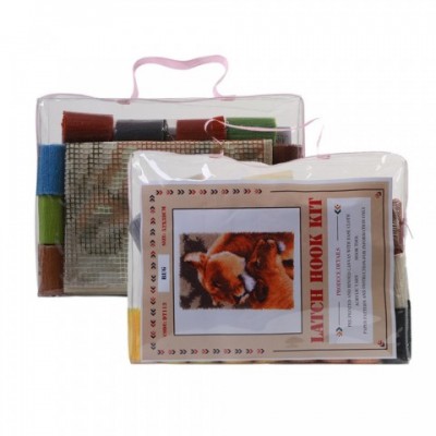 Latch Hook Kit for Adults - Santa Claus Wool Carpet Embroidery DIY Craft