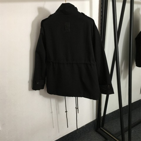 Casual Women's Trench Coat - Autumn Long Sleeve Cotton Blend Outerwear