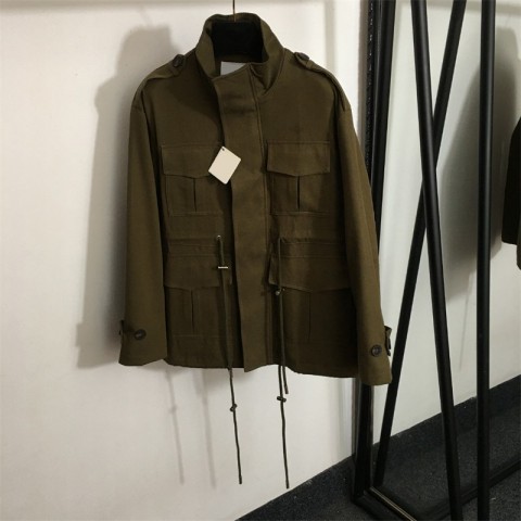 Casual Women's Trench Coat - Autumn Long Sleeve Cotton Blend Outerwear