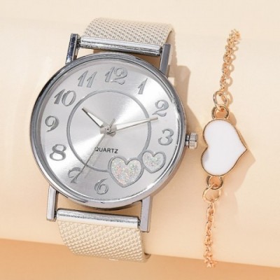 Quartz Fashion Women's Gold Stainless Steel Bracelet Watch