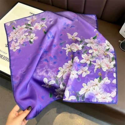 2025 New Romantic Purple Hangzhou Silk Sarong for Women