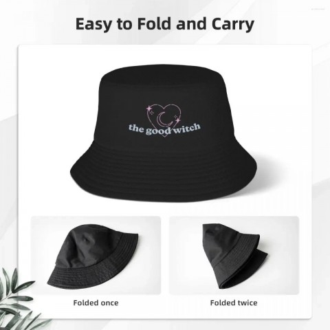 The Good Witch Big Size Beret Bucket Hat for Unisex Birthday Gift