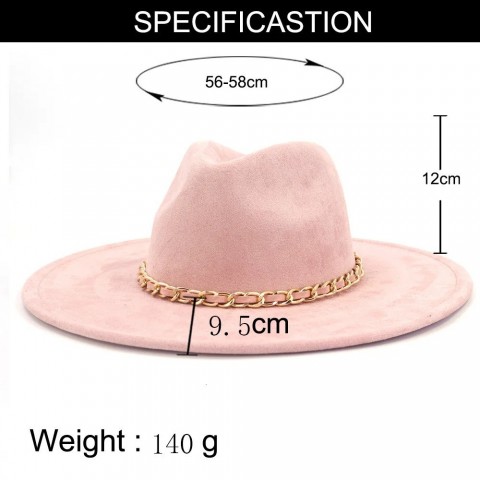 Avocado Green Suede Fedora with Large Brim for Men and Women