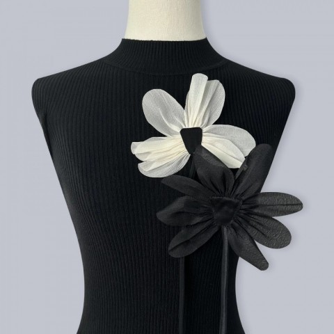 Handmade Lace Collar Brooches for Women - 2Pcs Wedding Party Accessories